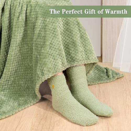 Get Well Soon Gift Baskets for Women, Sending Warmth Gift, Self Care Gifts, Spa Care Package After Surgery Inspirational Thinking of You Sympathy Gift, Birthday Mother's Day Easter Gifts - color: Green