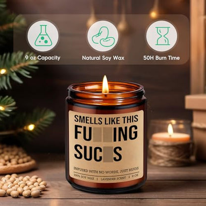 GSPY Candles, Sending Hugs, Grief, Comfort Gifts for Women Men - Sympathy Gifts for Loss of Loved One, Mom, Dad, Husband, Pet - Memorial, Thinking of You, Miscarriage, Condolences, Bereavement Ideas