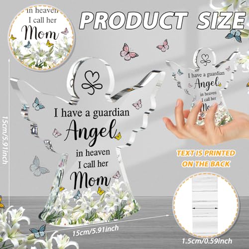 Jetec Sympathy Bereavement Gift in Memory of Loved One,Mom Angel - style: Mom Angel