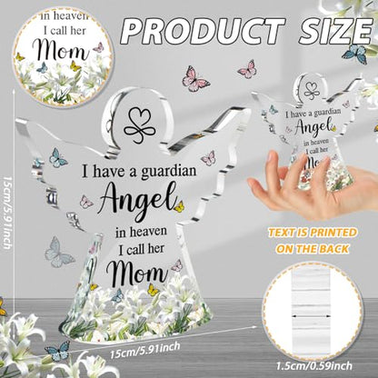 Jetec Sympathy Bereavement Gift in Memory of Loved One,Mom Angel - style: Mom Angel