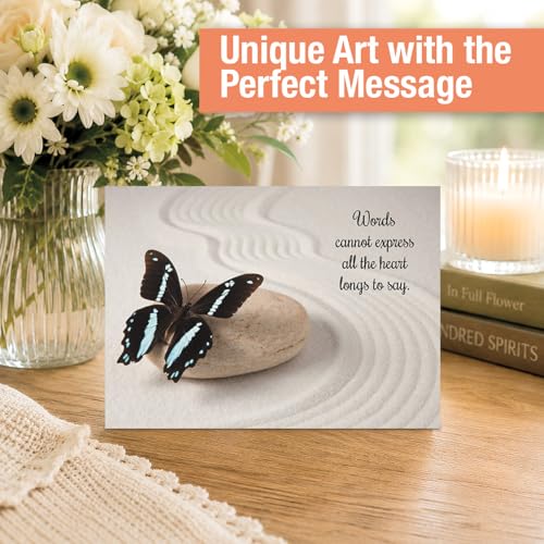 Current Condolences Greeting Cards | Mega Sympathy, 40 Count, 20 Designs, 5" x 7" Folded, Envelopes Included, Holiday, Value Pack - style: Mega 2