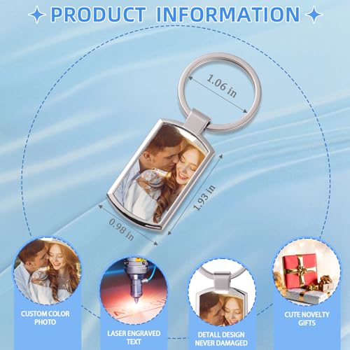 Double Sided Custom Keychain With Picture Alloy Color Printing Personalized Photo Keychain Customizable Text Gifts - color: A-oval