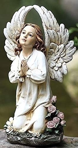 Joseph's Studio Kneeling Angel Garden Statue