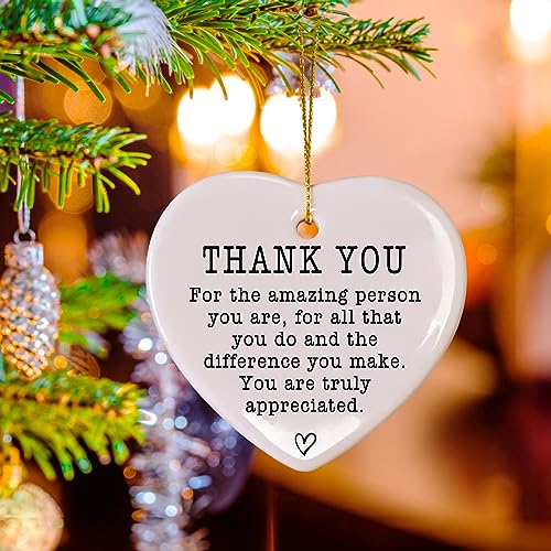 Jocidea Thank You Keepsake - Ceramic Heart Keepsake - Thank You Gift & Appreciation Present - color: You Are Truly Appreciated