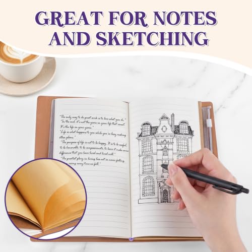 Vetbuosa Memorial Gifts for Loss of Mom, Letters to Mom in Heaven Leather Journal, Sympathy Remembrance Bereavement Condolence Gifts for Loss of Mother, A6 Purple Journal with 140 Pages - color: Purple-Mother