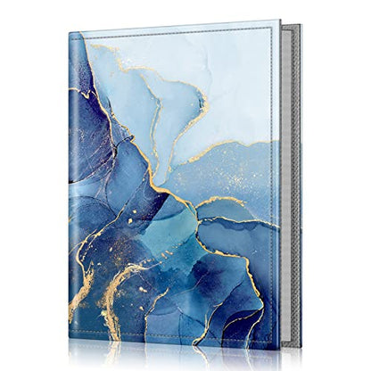 Fintie Photo Album 4x6 Photos - 52 Pockets Small Wallet Albums For Family | Vegan Leather Cover, 4X6 Picture Keepsakes, Family/Wedding/Travel Memory Book, Baby/Kids/Boys/Girls Gift, Ocean Marble - color: Ocean Marble