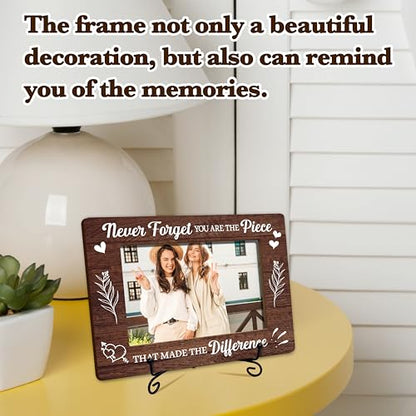 Appreciation Photo Frame For Women, Inspirational Gifts For Birthday Christmas Thanksgiving, Never Forget You Are The Piece Frame Encouragement Gift, Thank You Gifts For Friends Teacher Coworkers -44 - size: Never Forget You Are The Piece