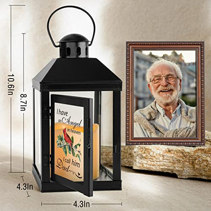 Memorial Lantern - Sympathy Gifts for Loss of Father, Bereavement & Rememberance Gifts - color: Dad
