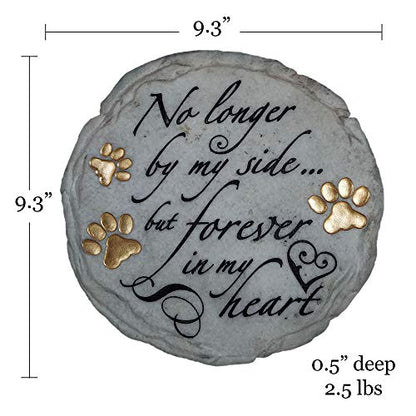 Spoontiques No Longer by My Side Step Stone - color: No Longer By My Side, size: 9.63" Diameter