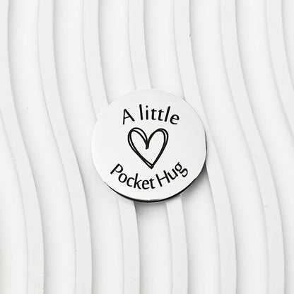 RFTWXHPN Long Distance Relationship Friendship Gifts for Women Men Pocket Hug Tokens Christmas Gift for Boyfriend Girlfriend - color: There Are Some Who Bring a Light
