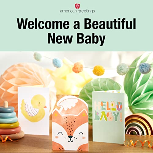 American Greetings Baby Shower Card from Us (Everything Happy) - color: Everything Happy