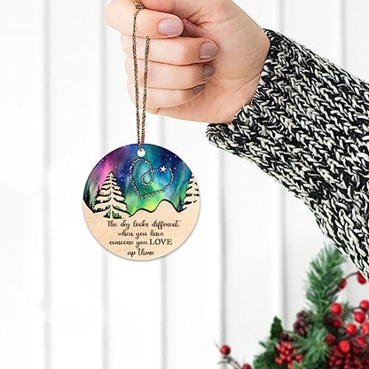 Hyturle Memorial Christmas Ornaments for Loss of Loved One - Memorial Suncatcher Ornament - Sympathy Gifts for Loss of Mom Father