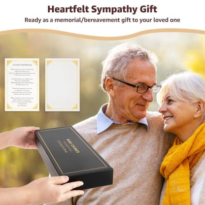Sympathy Wind Chimes for Loss of Loved One, 39" Memorial Windchimes Outdoor - size: 39“-Black
