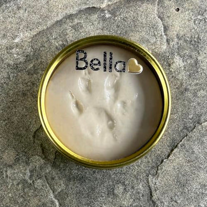Unbreakable Bond® Pet Paw Print Memory Kit, Self-Curing Molding Putty with Gold Display Tin, No-Bake Pet Memorial Impression Set (Small) - size: Small