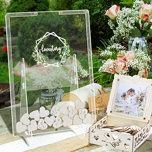 Wedding Guest Book Alternative Transparent Guest Book Wedding Reception - color: -Transparent