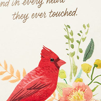 Hallmark Sympathy Card, Cardinal (Their Spirit Lives On) - color: Love Sees Us Through