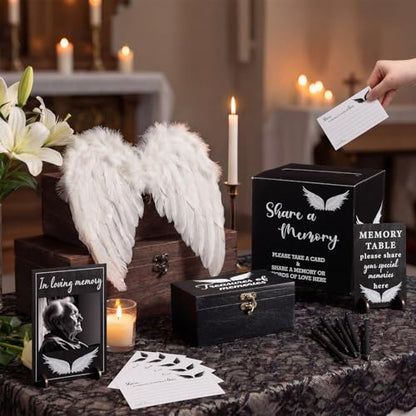 Gilprop 113 Pcs Celebration of Life Share a Memory Cards Set, Angel - style: Angel