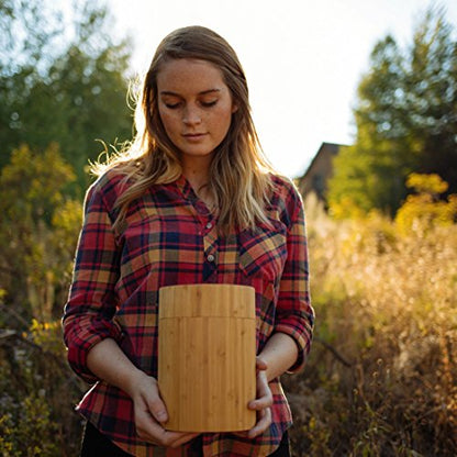 Eco Burial: Biodegradable Urn Designed to Bury