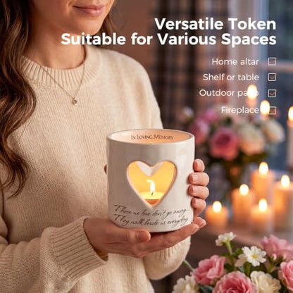 Sympathy Memorial Gifts for Loss of Loved One Bereavement Candle Holder - color: Yhlp14a