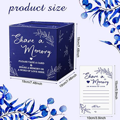 Pajean 50 Share a Memory Cards and Box, Dark Blue, Trendy - color: Dark Blue, style: Trendy