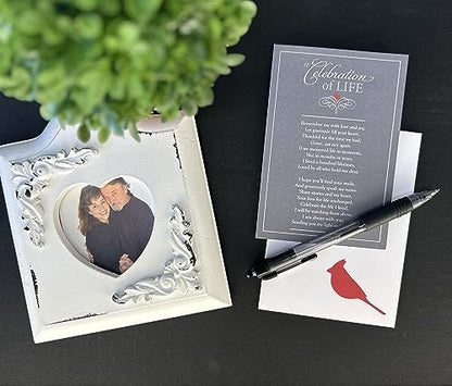 Celebration of Life Memorial Lantern & Photo Frame - Thoughtful Sympathy Gift/Bereavement Gift