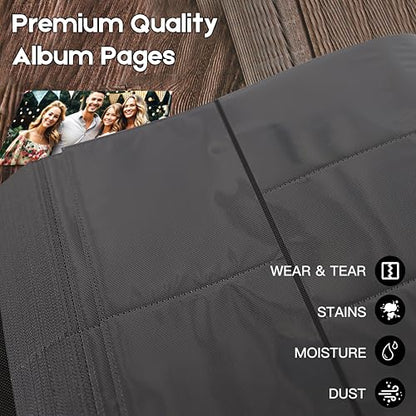 Extra Large Capacity 4x6 Photo Album, Holds 1000 Photos, Pink - color: Pink