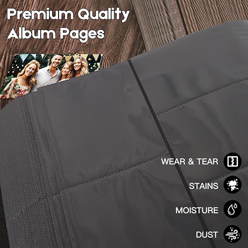 Extra Large Capacity 4x6 Photo Album, Holds 1000 Photos, Purple - color: Purple