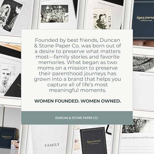 Duncan & Stone Legacy Journal for Grandparents, Memory Book, Ivory - style: Legacy Ivory