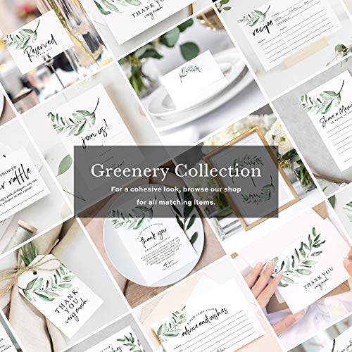 Bliss Collections Share a Memory Cards Rustic Greenery, Cards for Weddings - style: Rustic Greenery