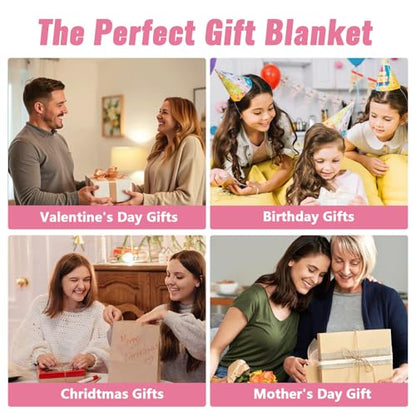 Christian Gifts for Women Blanket 60"x50" – Inspirational Bible Verse Throw Blanket, Religious Cross Dove Prayer Shawl, Spiritual Birthday Gifts, Baptism, Friendship, Encouragement Gifts for Her
