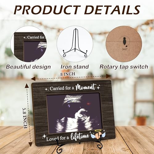 Miscarriage Memorial Picture Frame, Carried For A Moment Photo Frame, Baby Memorial Frames, Baby Loss Remembrance Gifts, Sympathy Gifts For Loss Of Loved Baby, Wooden Picture Frames -A28