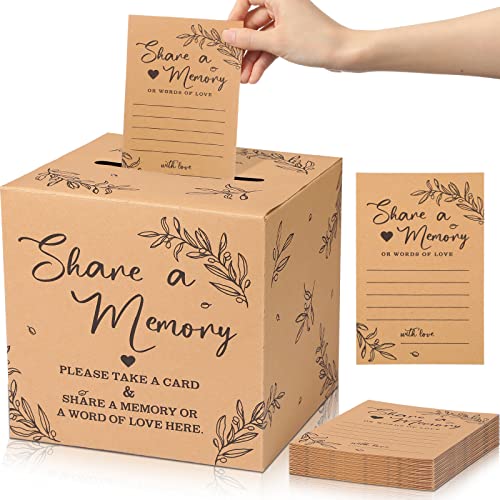 Pajean 50 Share a Memory Cards and Box, Kraft Color, Trendy - color: Kraft Color, style: Trendy