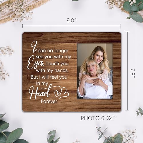 Forever In My Heart Memorial Picture Frame (001) | Memorial Picture Frame for Loss of Loved Ones, Memorial Gift,Fits 4x6 Inch Photo,