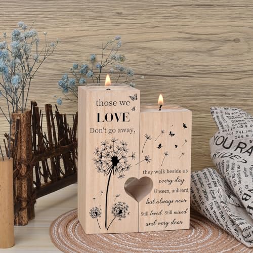 Sympathy Gifts for Loss of Loved One, Bereavement Candle Holders | Condolence Gift, Memorial Gifts for Mother Father Grandma Grandpa Aunt