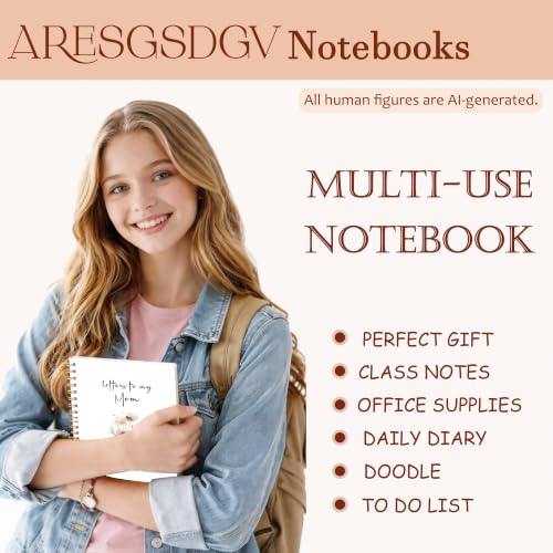 ARESGSDGV-Notebook-492 - color: Letters to mom Floral