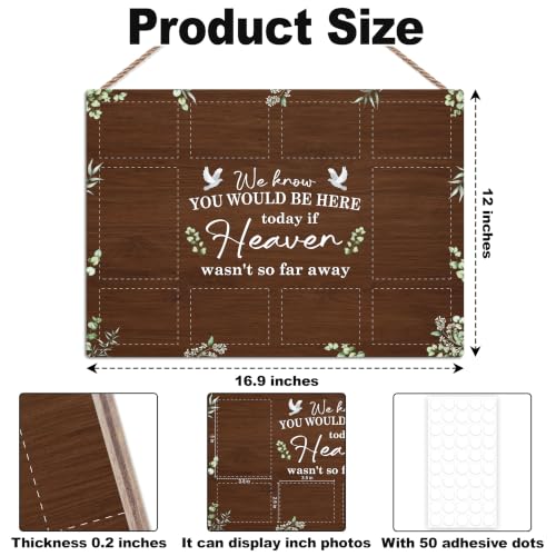 Memory Photo Board, Collage Photo Hanging Display Picture Board - color: Memory