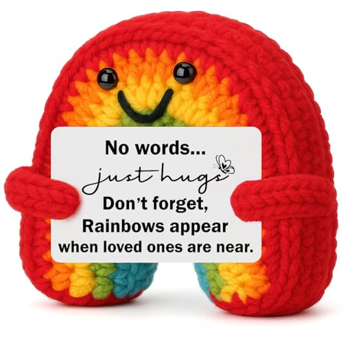 Sympathy Grief Bereavement Gift - Sympathy Gift Loss of Loved One - color: Rainbow Hugs