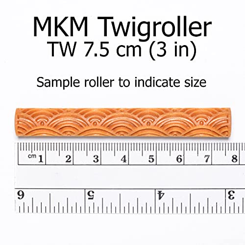 MKM Pottery Tools Wood Twig Rollers for Clay (TW-24 Honeycomb) - color: TW-24 Honeycomb