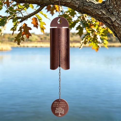 Deep Resonance Serenity Bell Heroic Wind Bell,27" Wind Chimes for Outside
