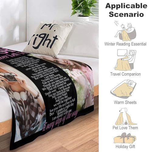 Custom Memorial Grave Blanket for Loss of Loved One - Personalized Funeral Blanket in Loving Memory, Bereavement Gift - color: A-11