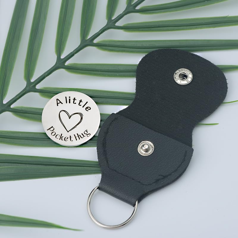 Pocket Hug Token for Women Mom Friend Birthday gifts for Her Him Long Distance Gifts for Men Dad Son Inspirational Keychain - color: Best Cousin Ever