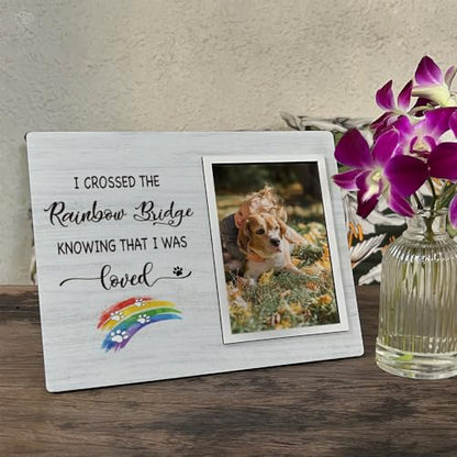 Pet Memorial Picture Frame 8x10, Pet Memorial Pet Photo Frame | Loving Remembrance Pet Memorial Gift for Loss of Dog Cat, Sympathy Pet Bereavement Photo Frame