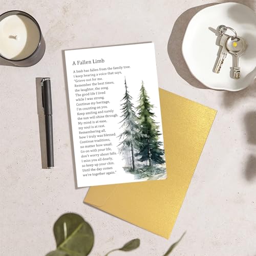 Bereavement Sympathy Card - In Memory of, Condolence & Sorry For Your Loss - color: #326