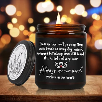 Sympathy Scented Candle Gifts for Loss of Loved One, Those We Love Don't Go Away Candle, Bereavement, Thinking of You, Grief Gift, Funeral Comfort Condolence Remembrance Christmas Gifts43