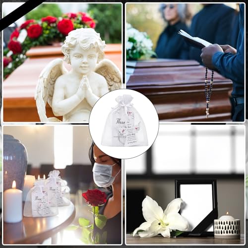 Equsion 60 Set Funeral Keychains for Guests Memorial Favors, Cardinal Bird - style: Cardinal Bird