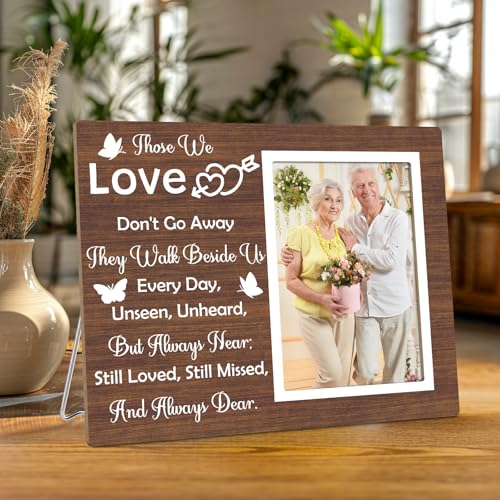 Memorial Picture Frame In Loving Memory Gifts Of Mother Father Grandma Grandpa Remembrance Photo Frame Fits 4 x 6 Inch Photo Memorial Gifts for Loss of Loved Grandmother Grandfather Grandparents
