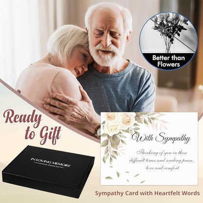 Memorial Gifts LED Shadow Box Sympathy Gift Condolences Grief Family Tree | Bereavement Gifts Ideas for Loss of Mother Mom Father Dad in Memory of Loved One Rememberance Funeral - size: Family Tree