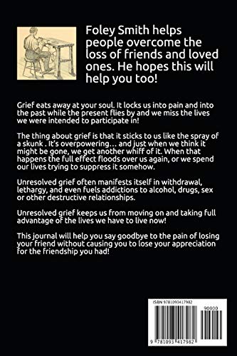 Letters To My Friend: A Grief Journal For Moving On... (Grief Recovery Workbook for Adults)