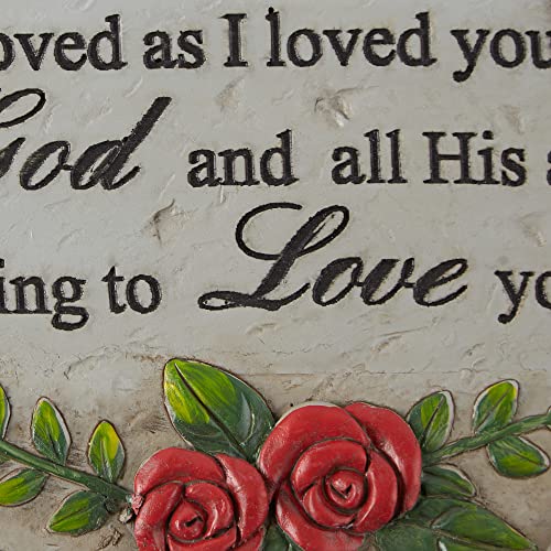 DII Memorial Stepping Stone Collection, Cement, Hard to Lose, 9.75 Diameter - color: Hard to Lose