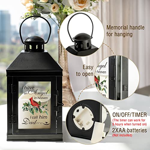 Memorial Lantern - Sympathy Gifts for Loss of Father, Bereavement & Rememberance Gifts - color: Dad